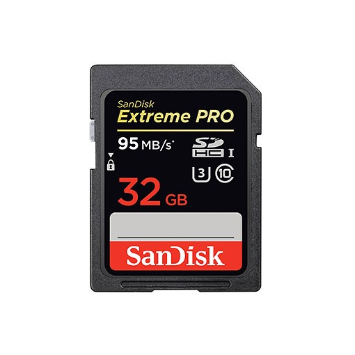 SanDisk Extreme Pro 32GB Class 10 95MB/s SDHC Memory Card at CameraPro Colombo Sri Lanka for Canon EOS DSLR CamerasSanDisk Extreme Pro 16GB Class 10 95MB/s SDHC Memory Card at CameraPro Colombo Sri Lanka for Canon EOS DSLR Cameras