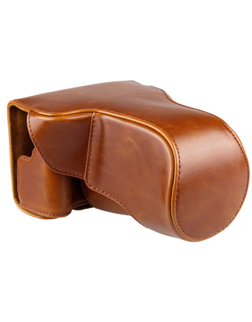 Vintage Camera Case for Canon EOS M3 with Strap (Brown) available at CameraPro Colombo Sri Lanka