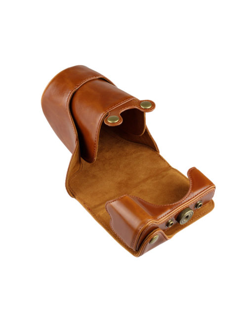 Vintage Camera Case for Canon EOS M3 with Strap (Brown) available at CameraPro Colombo Sri Lanka