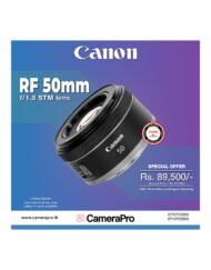 Canon RF 50mm f/1.8 STM Prime Lens for Canon EOS R series mirrorless Cameras is available at CamerPro Colombo Sri Lanka