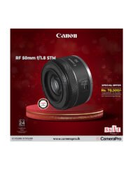 Canon RF 50mm f/1.8 STM Prime Lens for Canon EOS R series mirrorless Cameras is available at CamerPro Colombo