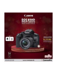 Canon EOS 850D DSLR Camera & Canon EF S 18-55 IS STM Lens with 15 months warranty is available at CameraPro Colombo Sri Lanka