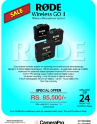 Rode Wireless GO II Dual Channel Wireless Microphone System (Røde) is available for sale at CameraPro Colombo Sri Lanka