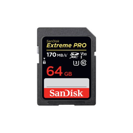 SanDisk Extreme Pro 64GB Class 10 170MB/s SDXC Card is available for sale at CameraPro Colombo Sri Lanka