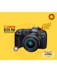 Canon EOS R8 Full Frame Mirrorless Camera with RF 24-50mm IS STM Lens with 15 months warranty available at CameraPro Colombo, Sri Lanka