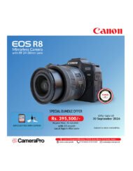 Canon EOS R8 Full Frame Mirrorless Camera with RF 24-50mm IS STM Lens with 15 months warranty available at CameraPro Colombo, Sri Lanka